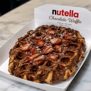 nutella-chocolate-waffle